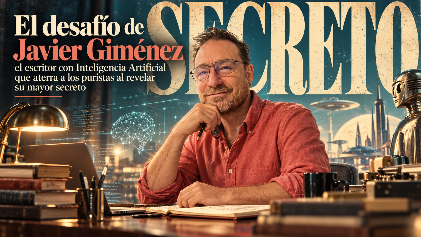 El desafío de Javier Giménez 1 El secreto del escritor y la IA